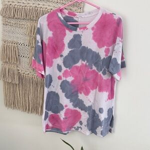 VICI Splotched Tie Dye Tee